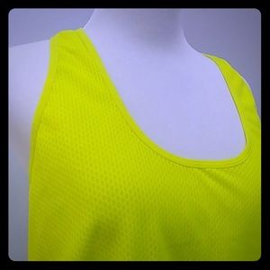 Neon mesh tank top nwot uv blacklight